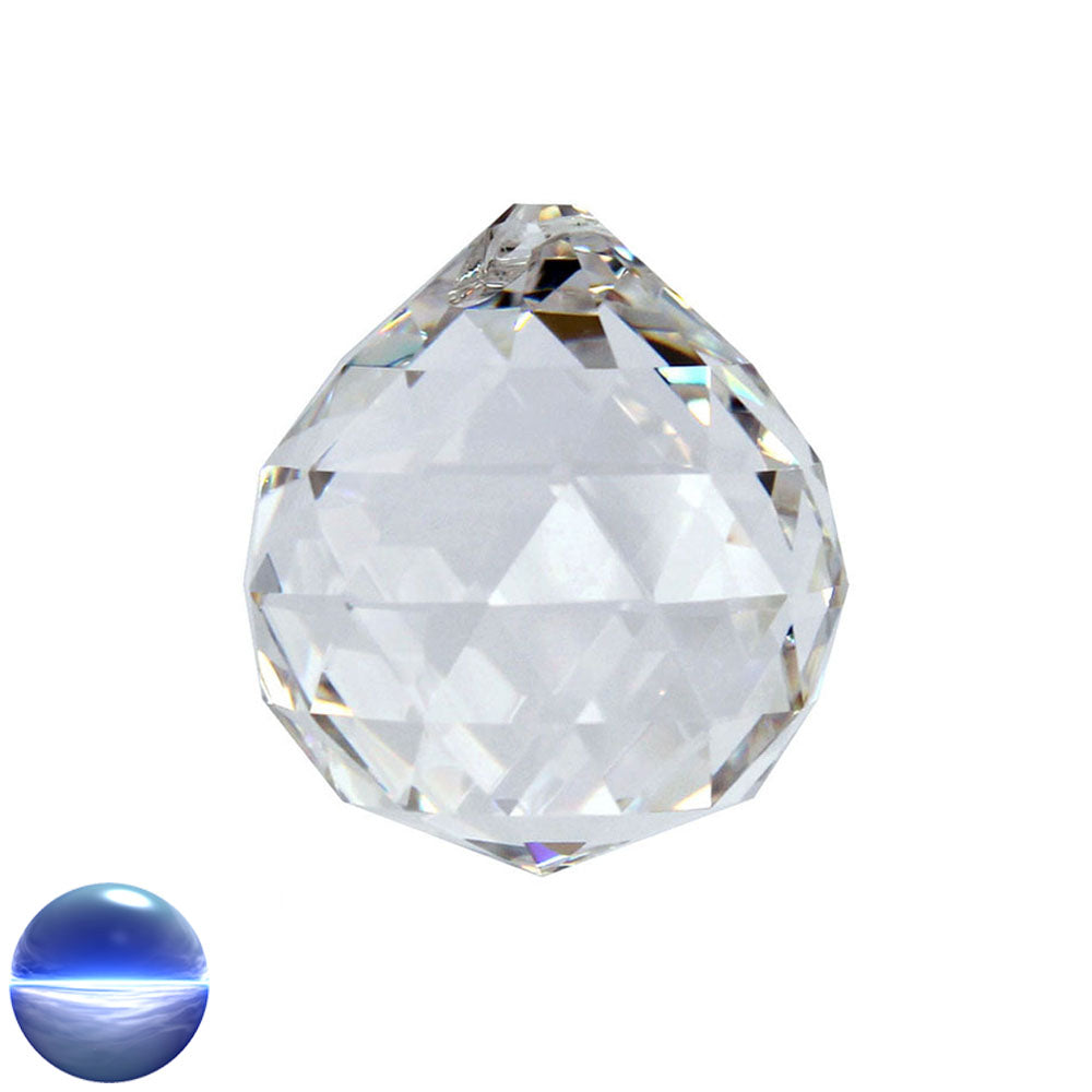 Glaskristall B - Kugel Dreieck 50mm