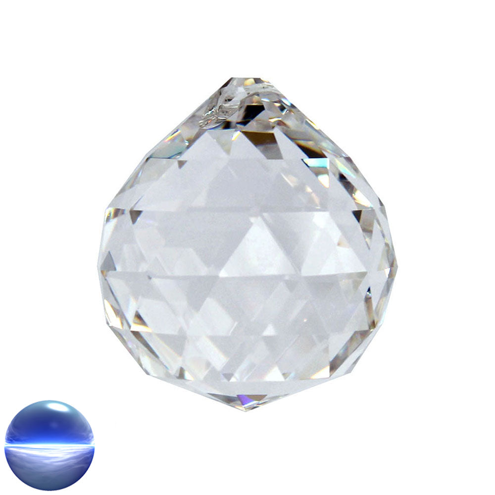 Glaskristall B - Kugel Dreieck 60mm