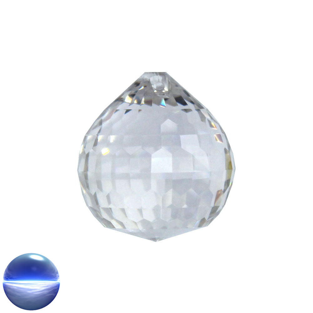 Glaskristall B - Kugel Raute 40mm