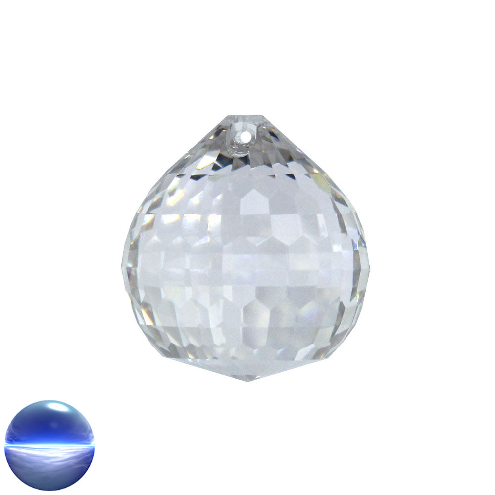Glaskristall B - Kugel Raute 40mm