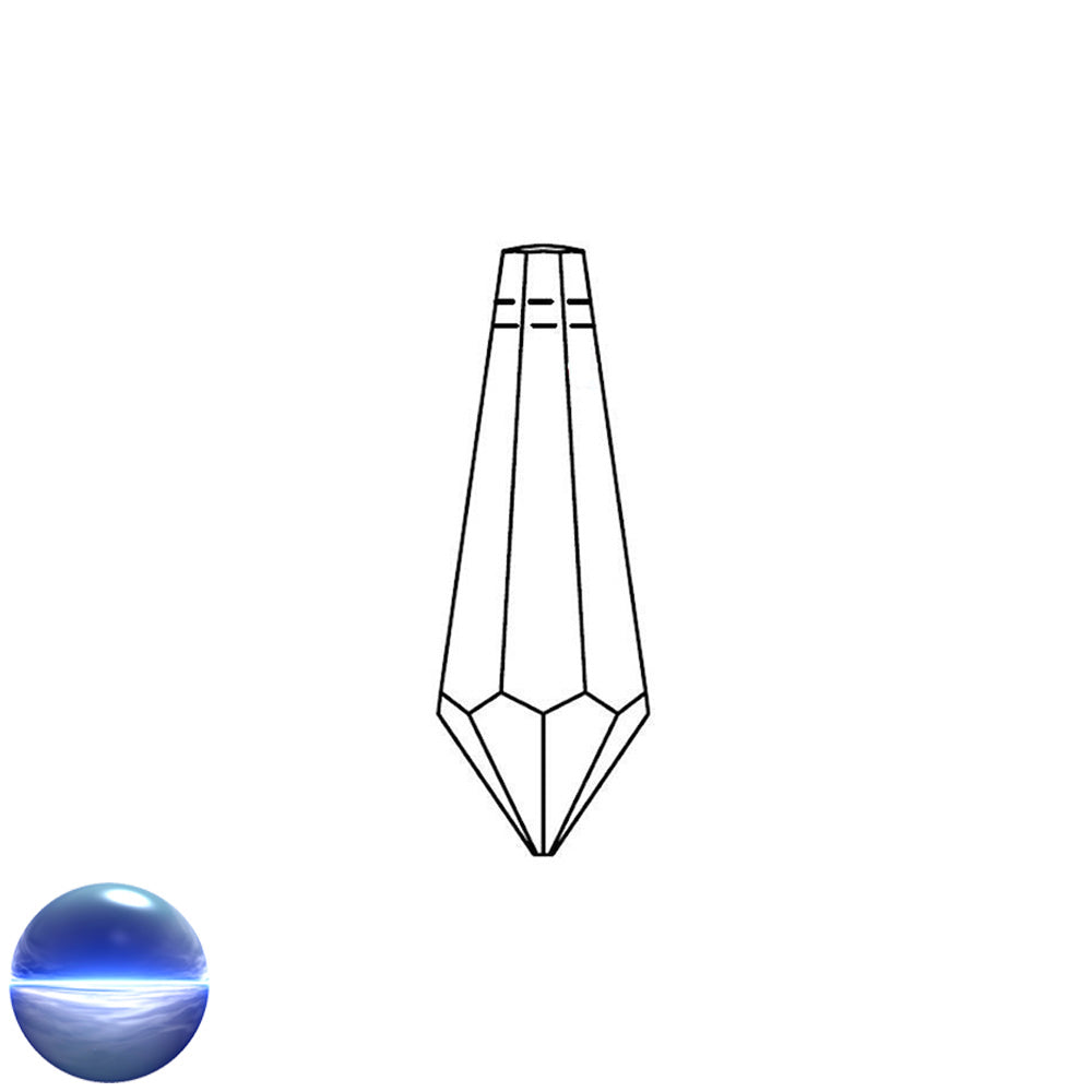 Glaskristall B - Wiener Pendel 38mm