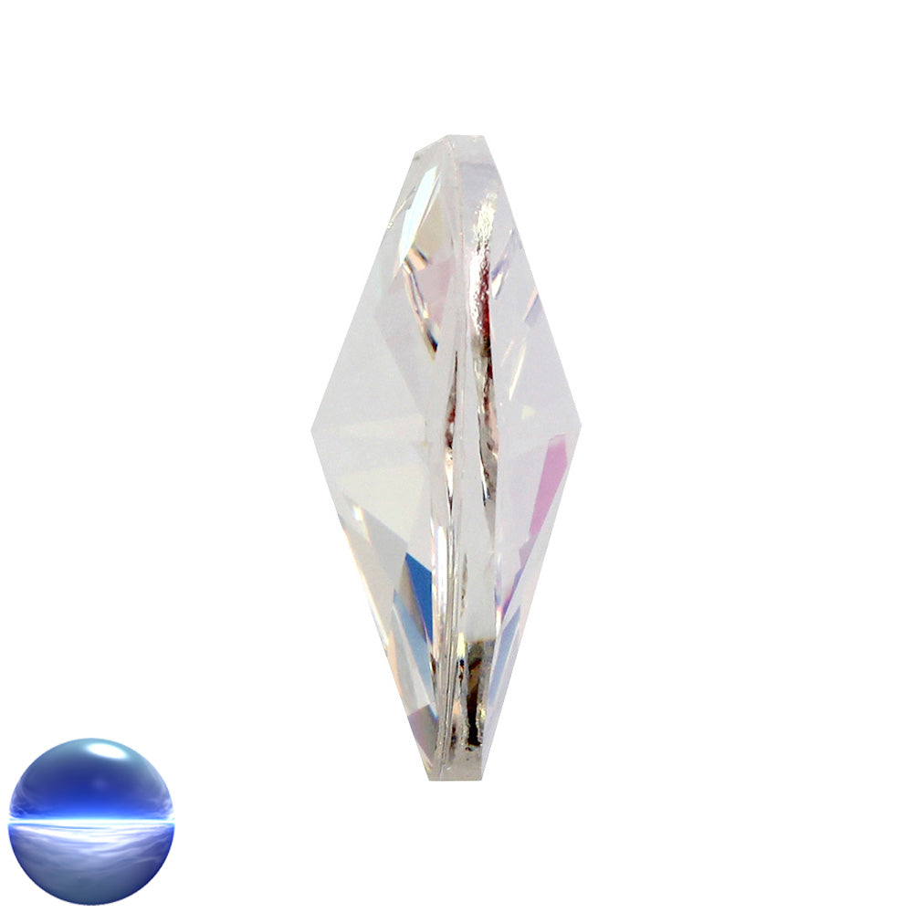 Glaskristall B - Herz 40mm irisierend