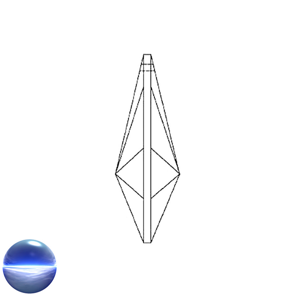 Glaskristall B - Medaillon 50mm