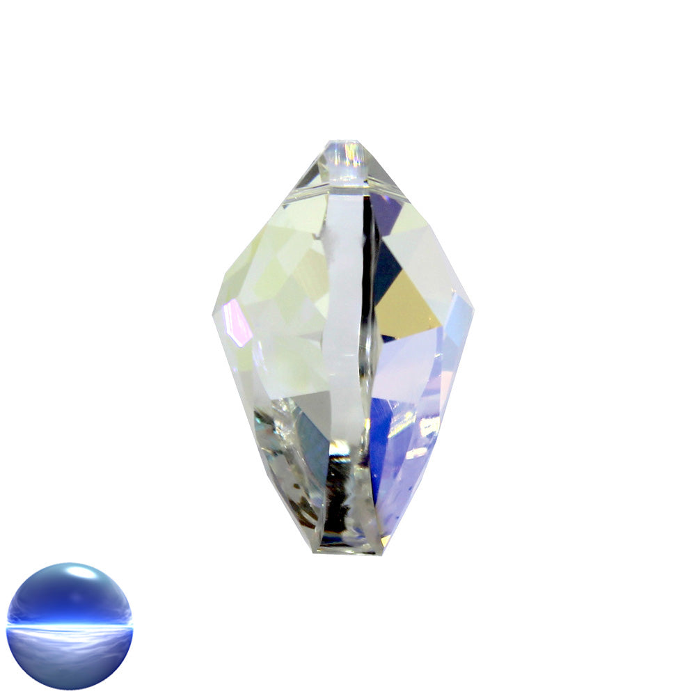 Glaskristall A - Herz irisierend 30mm