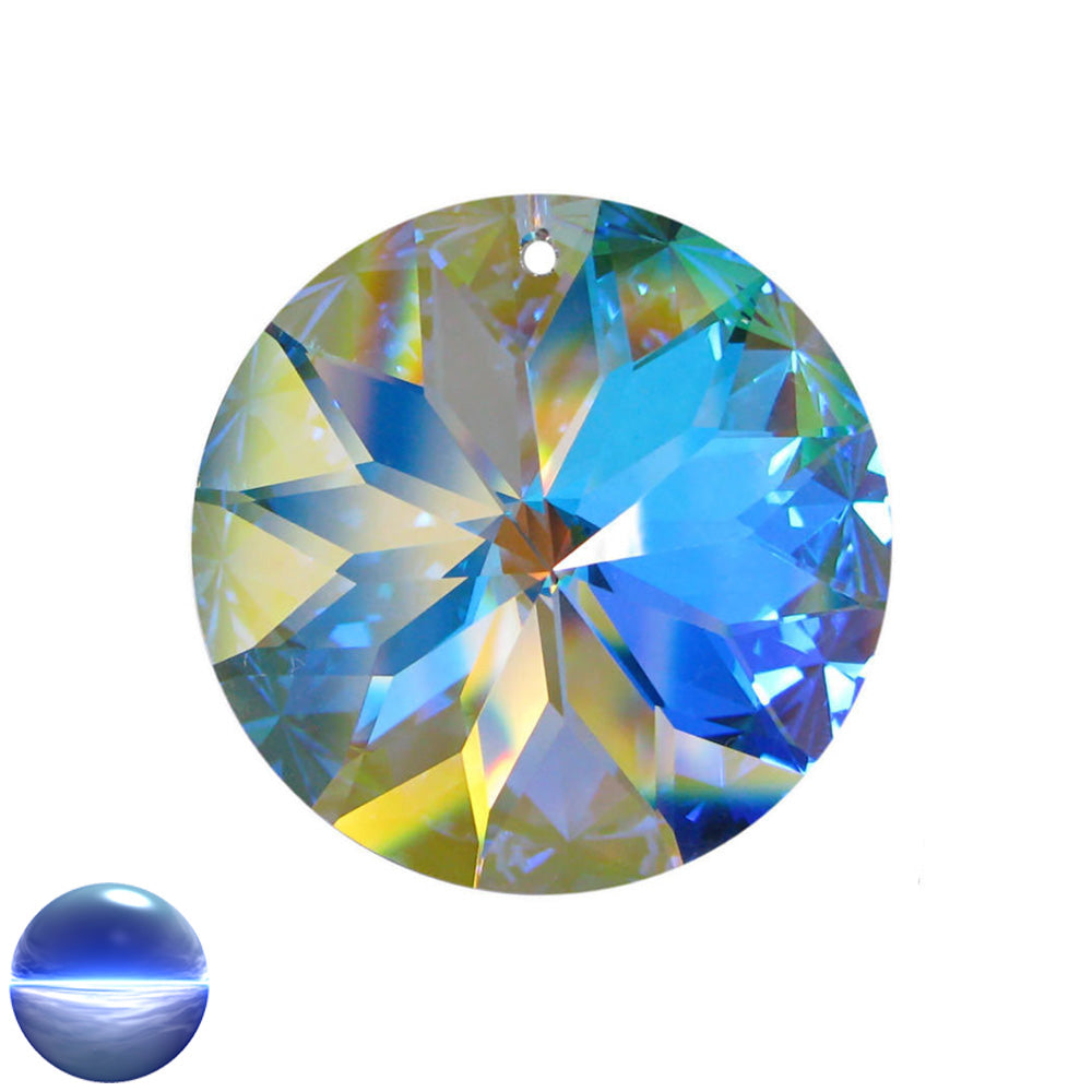 Glaskristall A - Rivoli irisierend 30mm