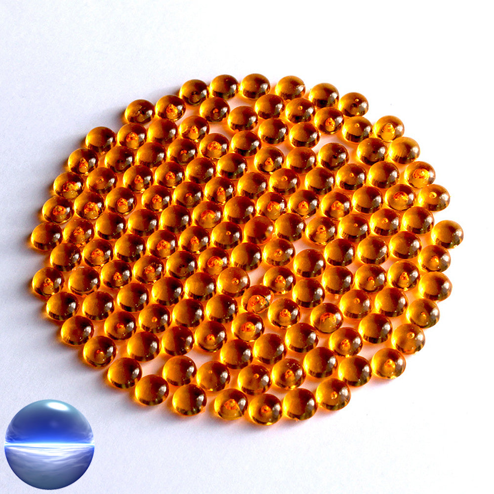 Acryltautropfen orange 6 mm