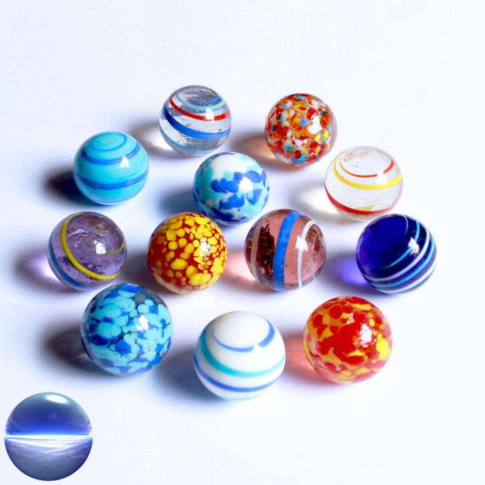 Glasmurmeln - Mustermix 25mm