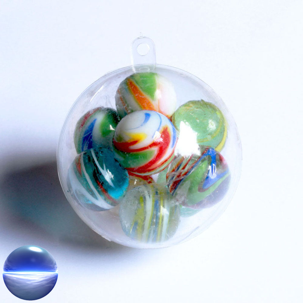 Glasmurmeln - Schlieren in Kugelbox 20mm