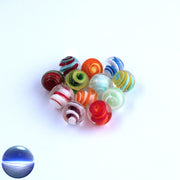 Glasmurmeln - Spiralen 17mm