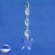 Glas-Hänger - Schmetterling blau