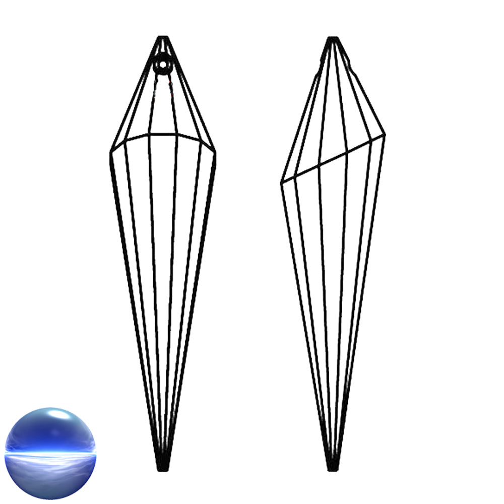 Glaskristall A - Spitzkegel 100mm