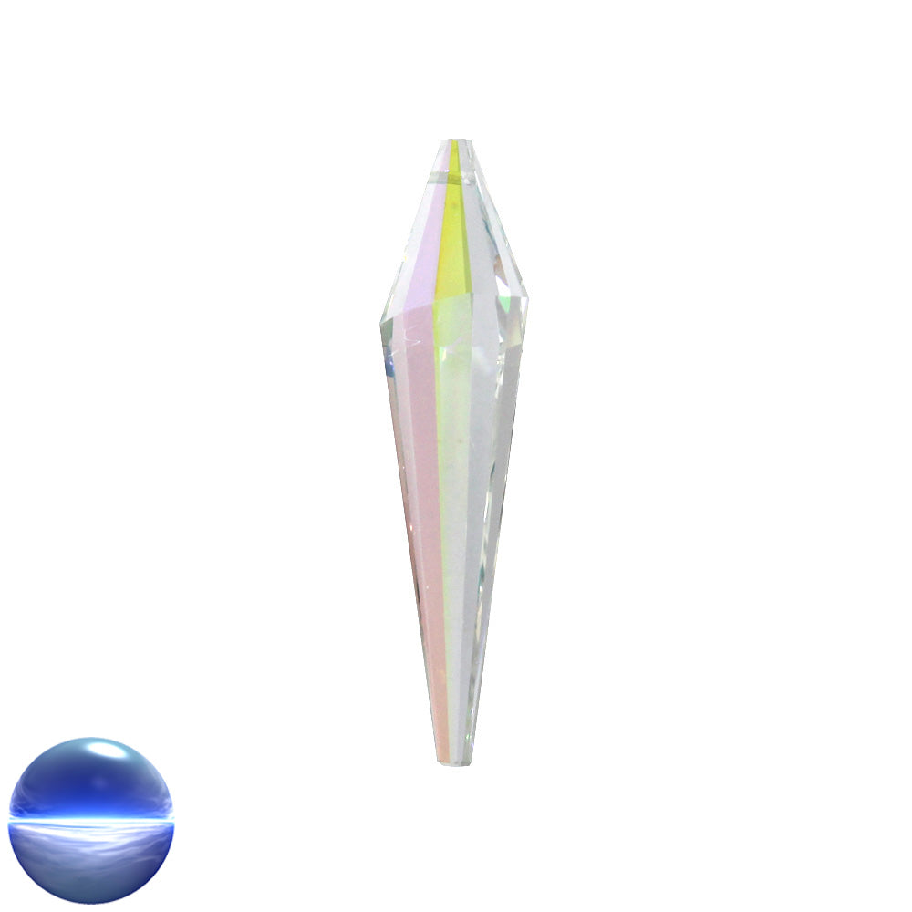 Glaskristall A - Spitzkegel irisierend 76mm