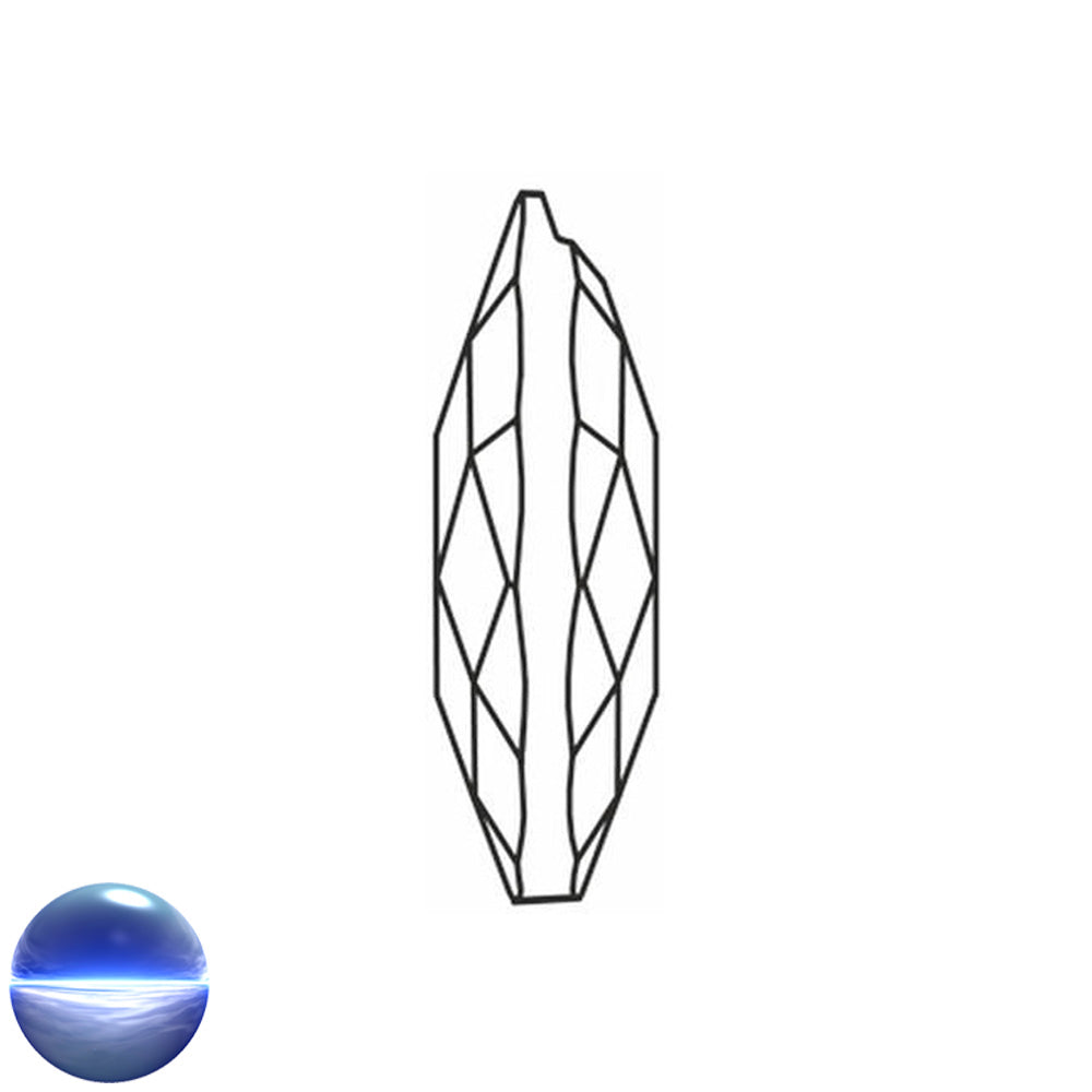 Glaskristall B - Salzburger Raute 38mm