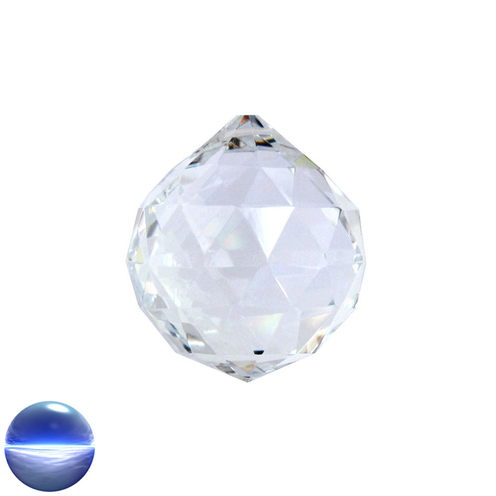 Glaskristall C - Kugel Dreieck 40mm