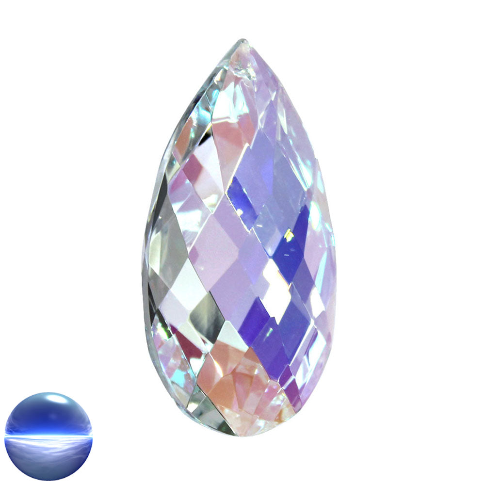 Glaskristall B - Salzburger Raute irisierend 76mm