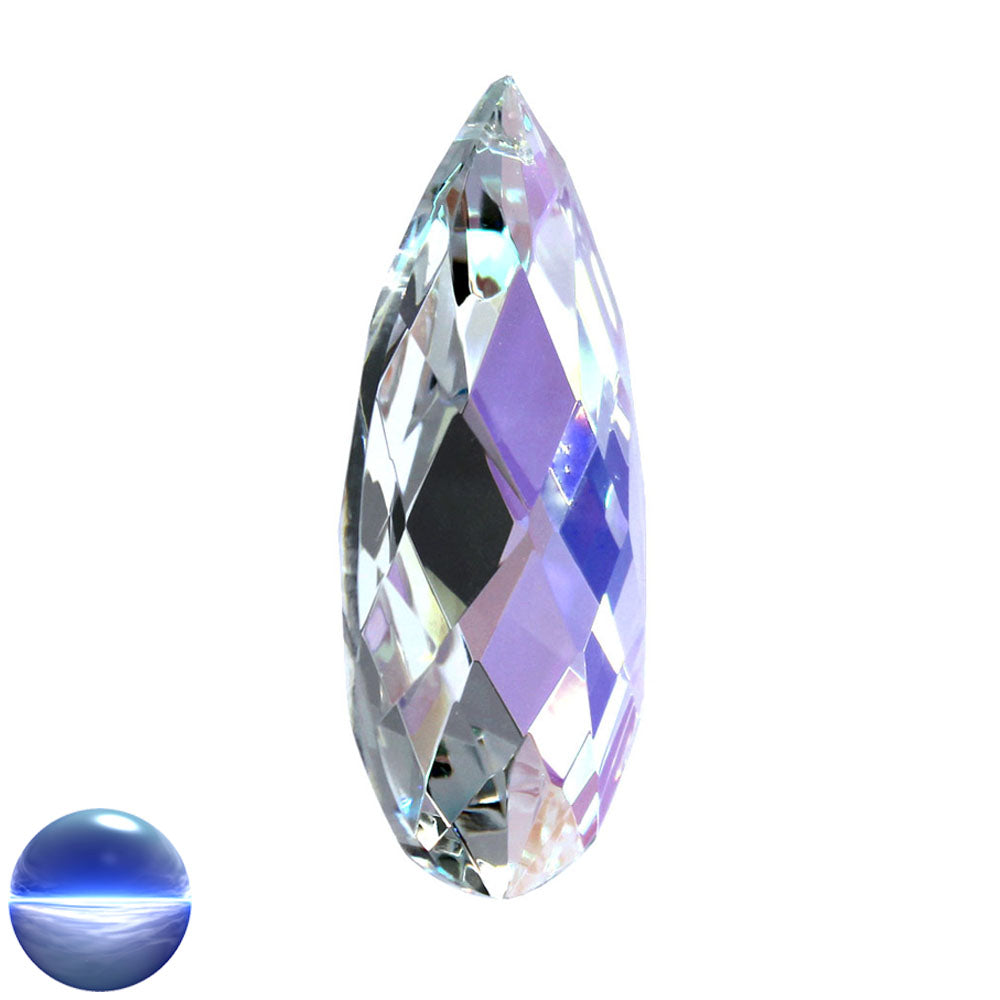 Glaskristall B - Salzburger Raute irisierend 76mm