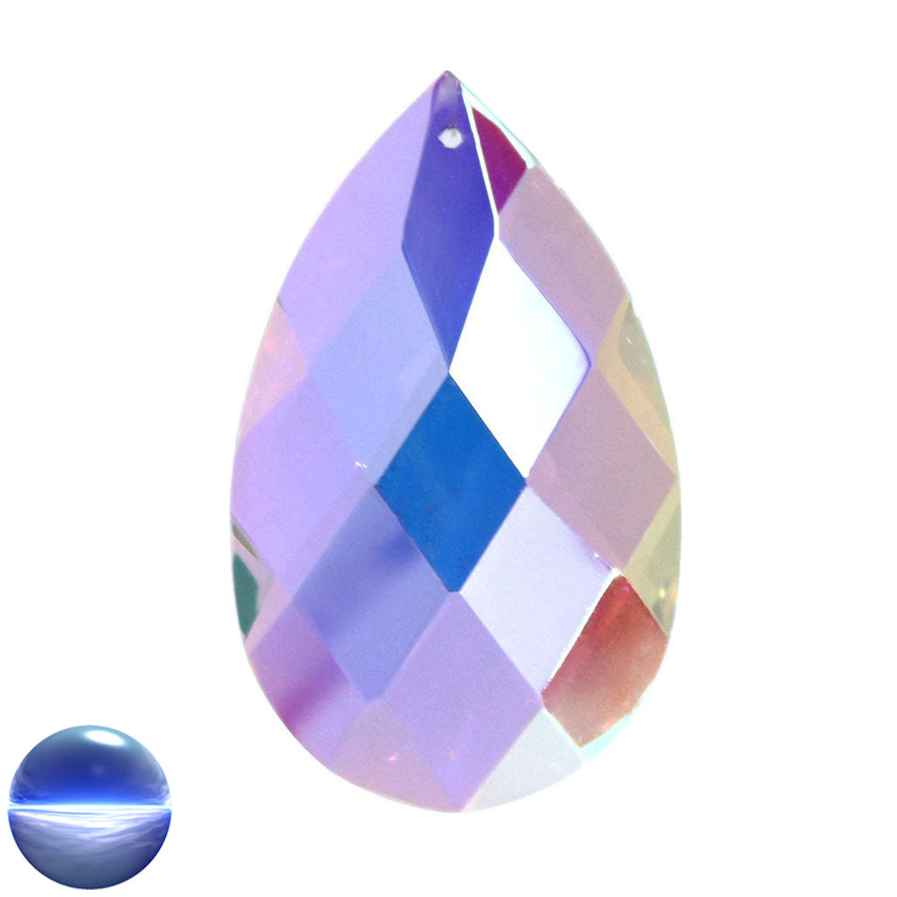 Glaskristall B - Salzburger Raute irisierend 76mm