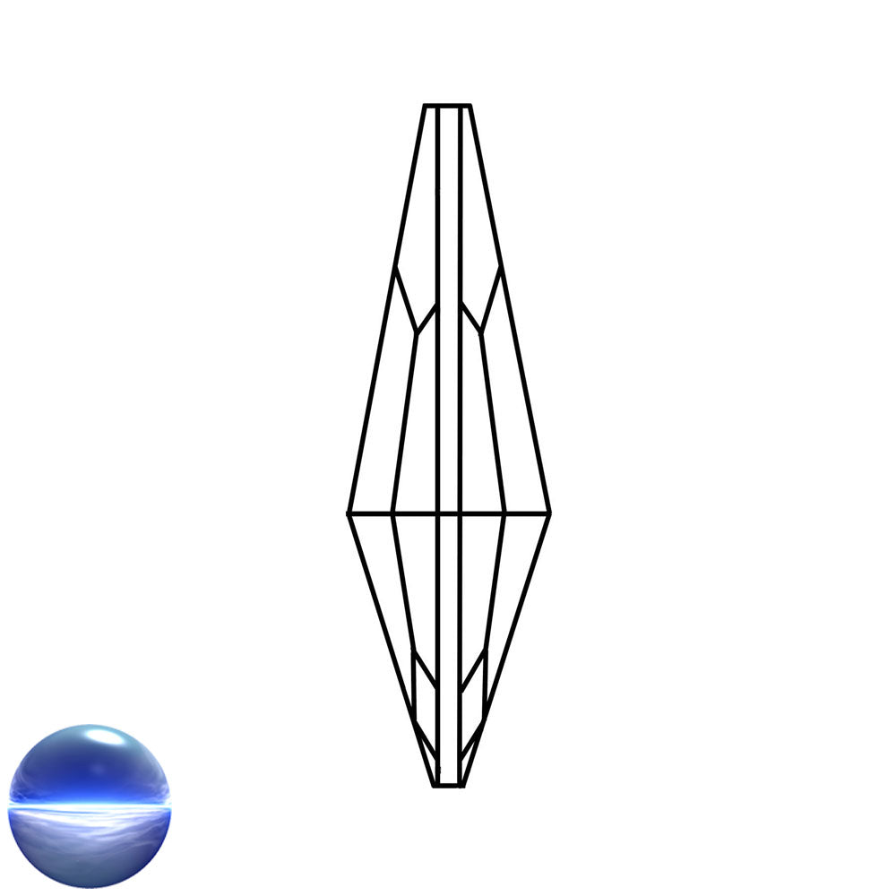Glaskristall B - Mandel Elegance 60mm