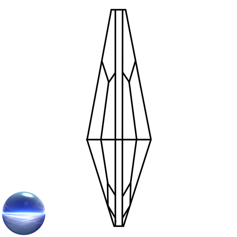 Glaskristall B - Mandel Elegance 89mm
