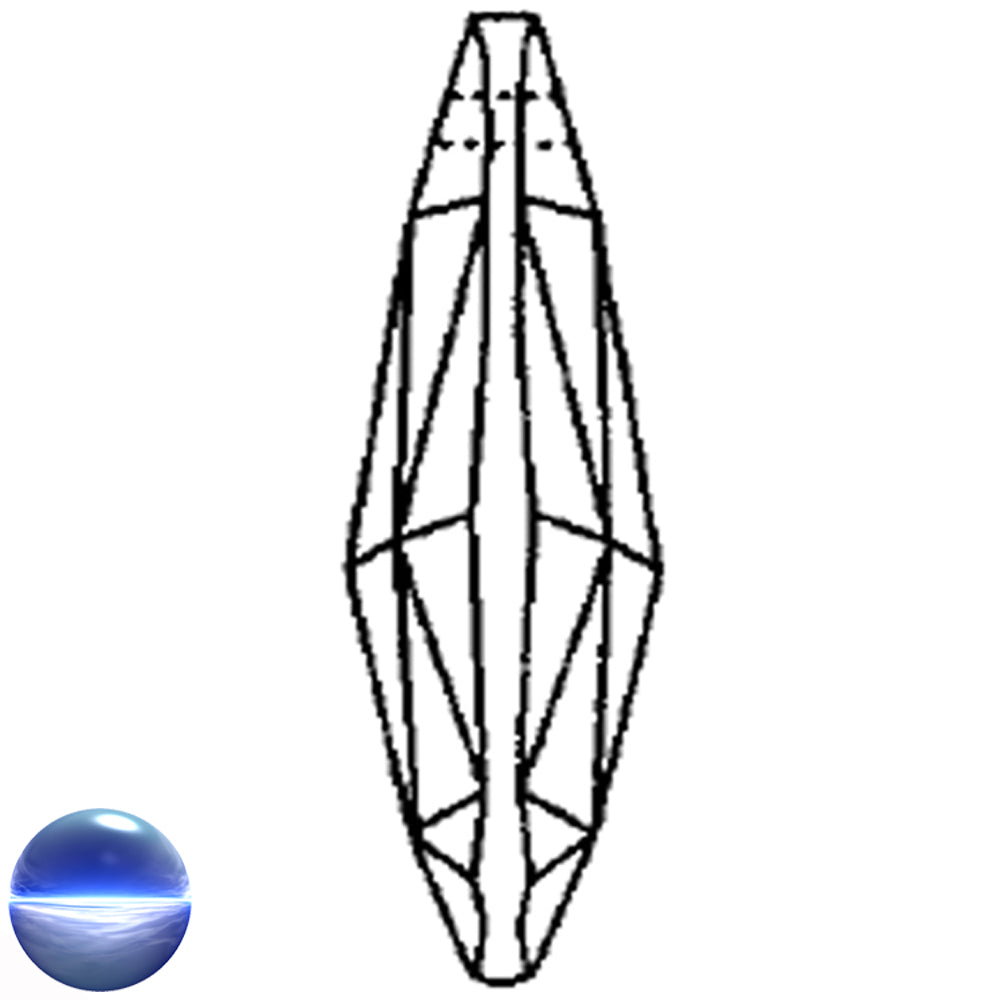 Glaskristall B - Lanzette 114mm