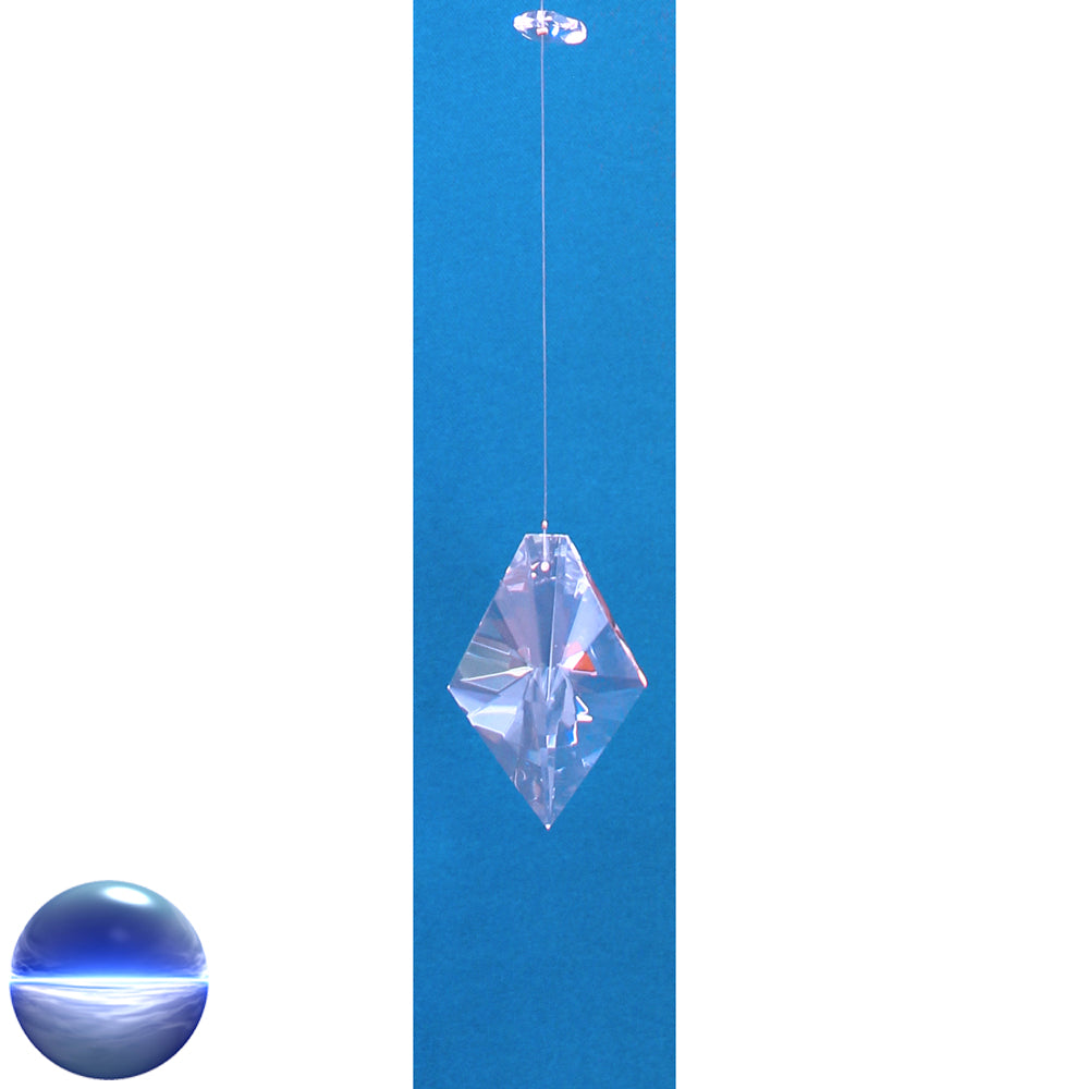 Glas-Hänger - Raute 63mm