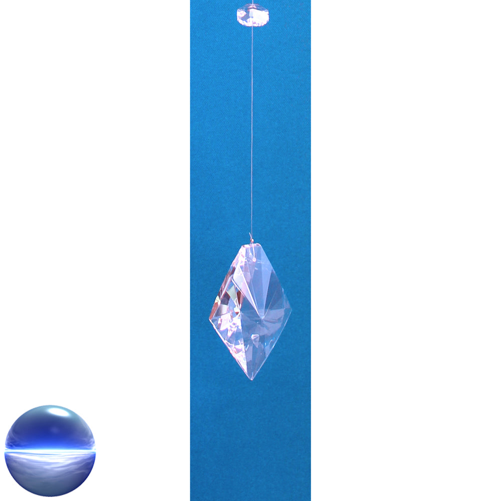 Glas-Hänger - Raute 63mm