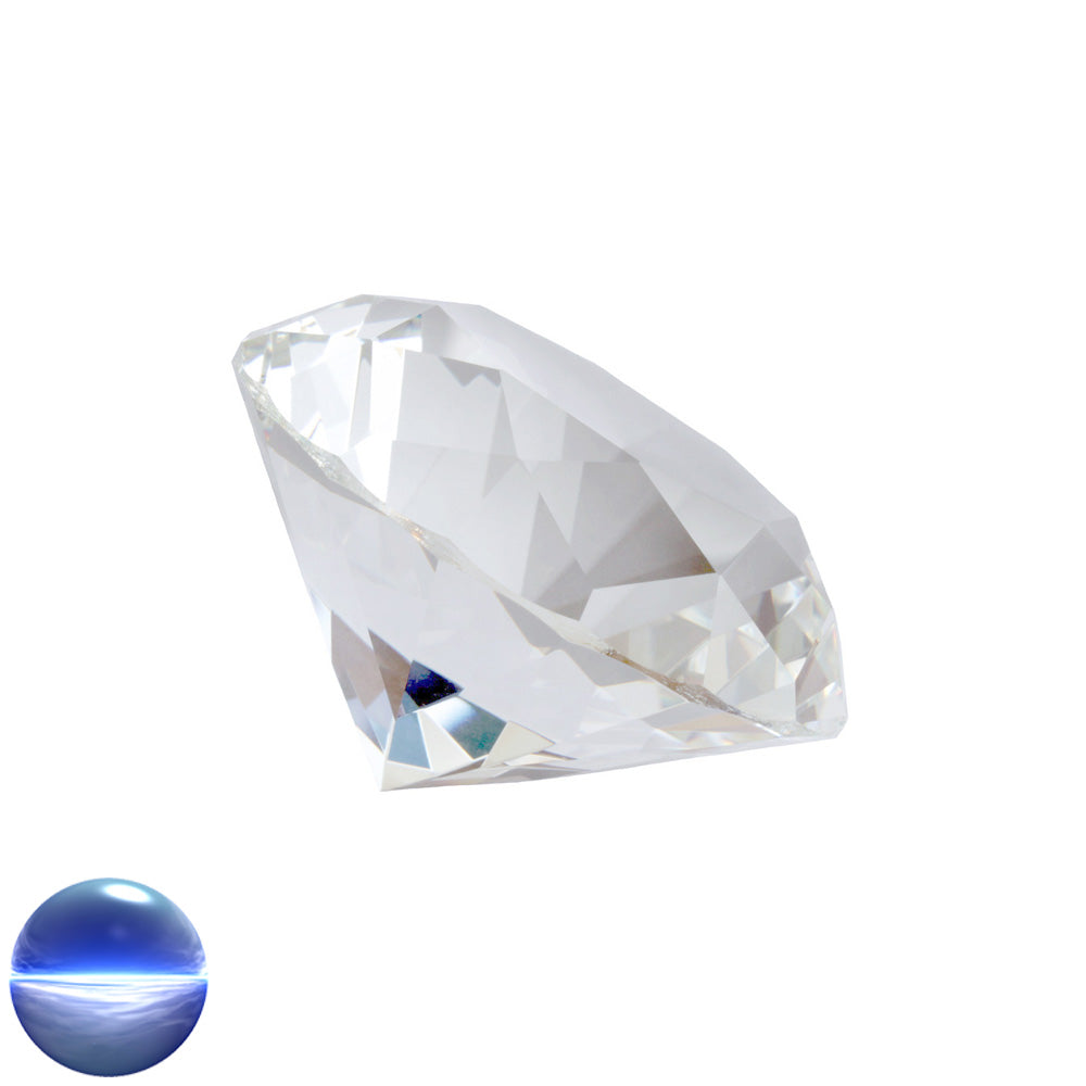 Kristallglas-Diamant A - 56 Facetten klar 100mm