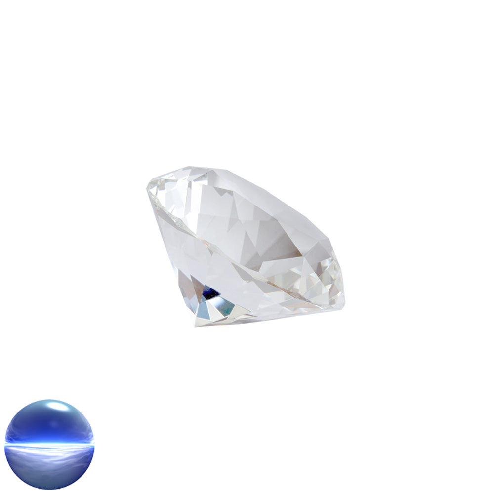 Kristallglas-Diamant A - 56 Facetten klar 40mm