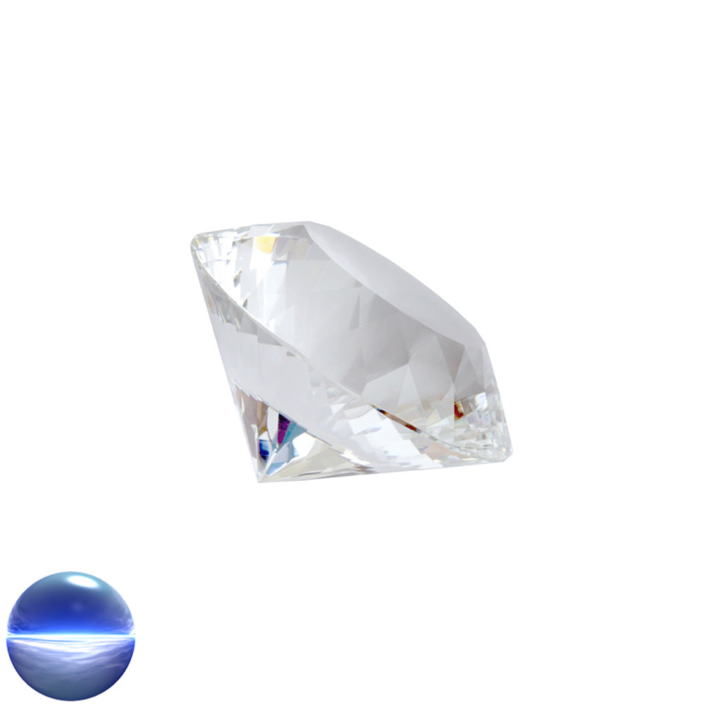 Kristallglas-Diamant A - 112 Facetten klar 60mm