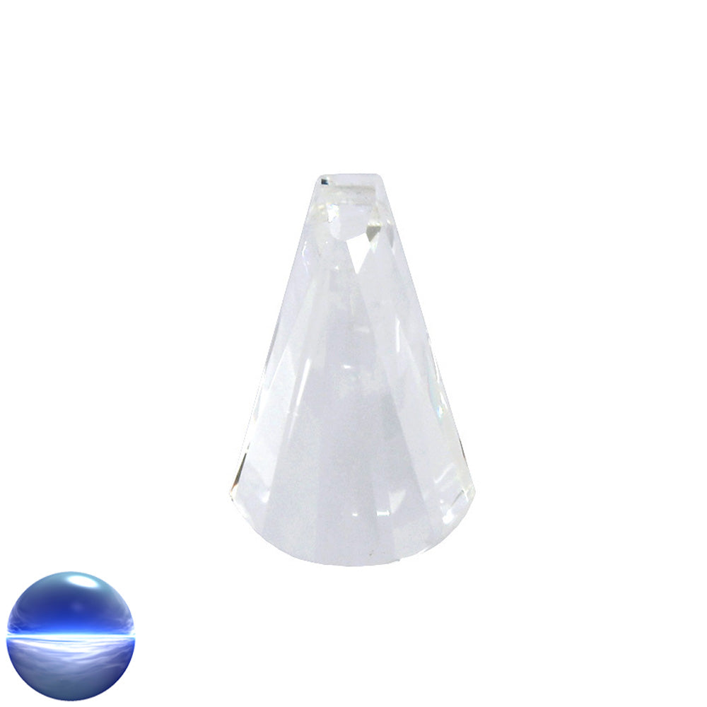 Glaskristall A - Doppel Fächer 38mm