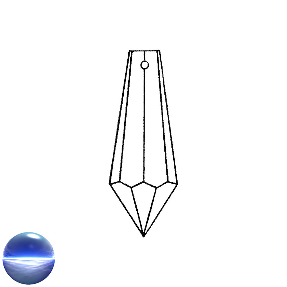 Glaskristall A - Wiener Pendel 50mm