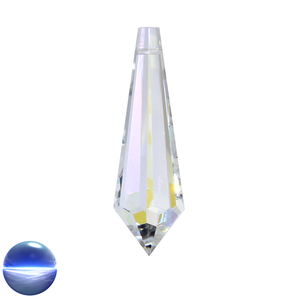 Glaskristall A - Wiener Pendel 63mm irisierend