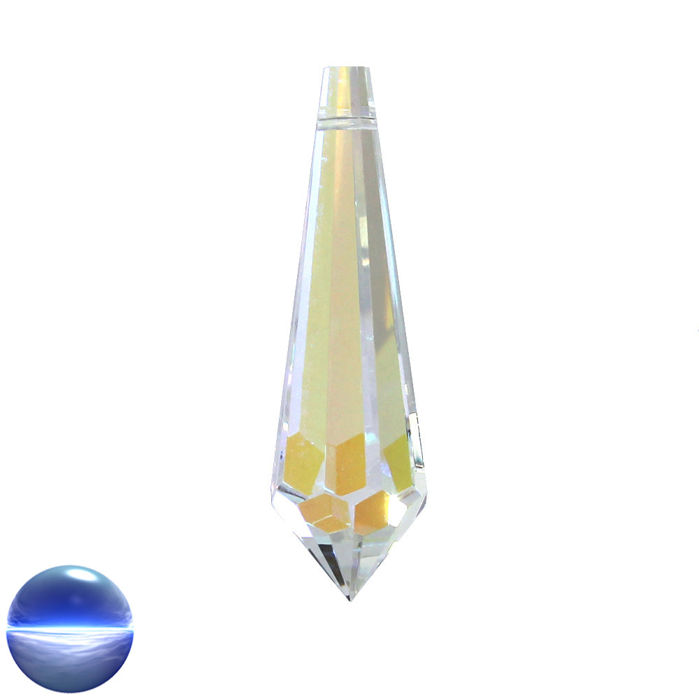 Glaskristall A - Wiener Pendel 63mm irisierend