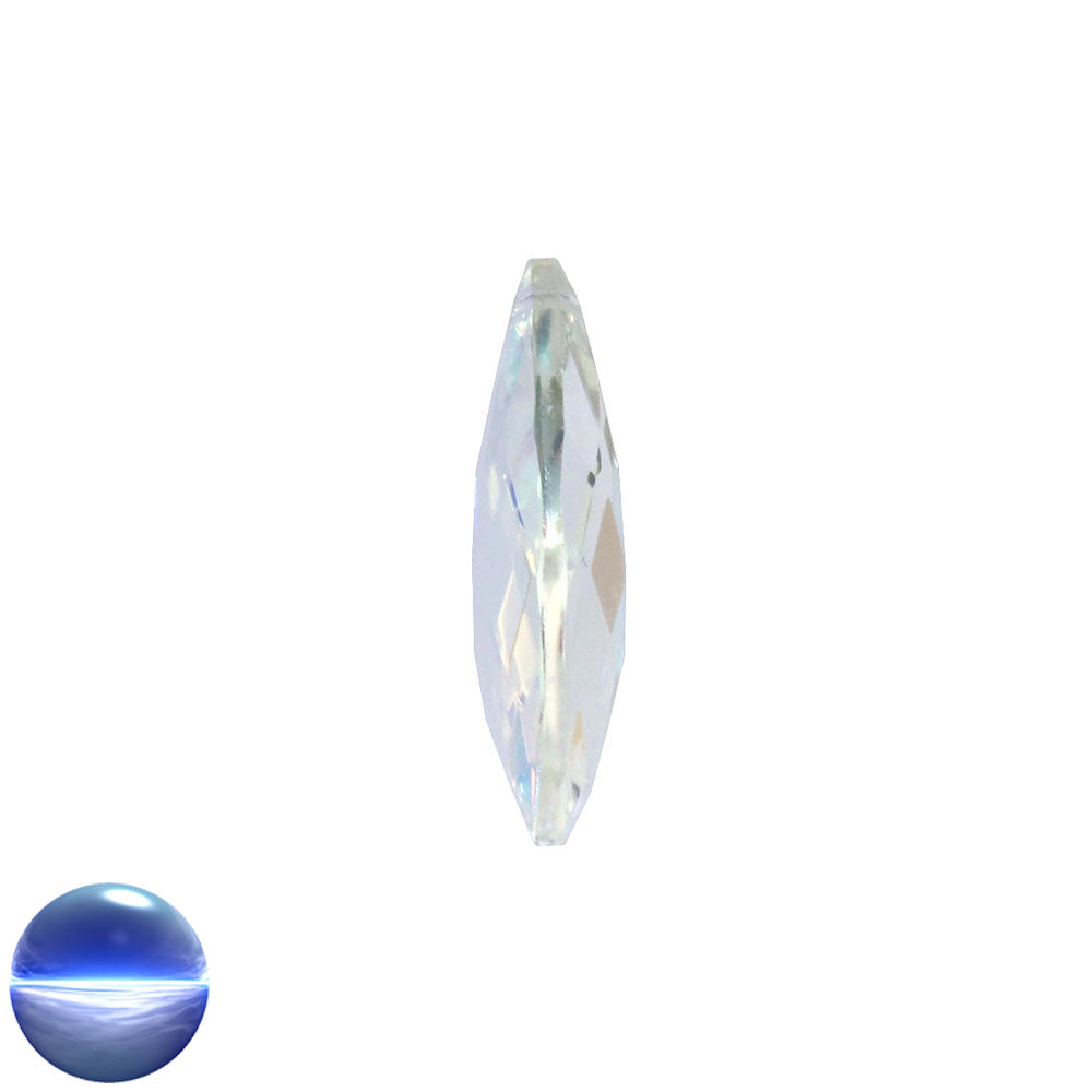 Glaskristall A - Salzburger Raute irisierend 38mm