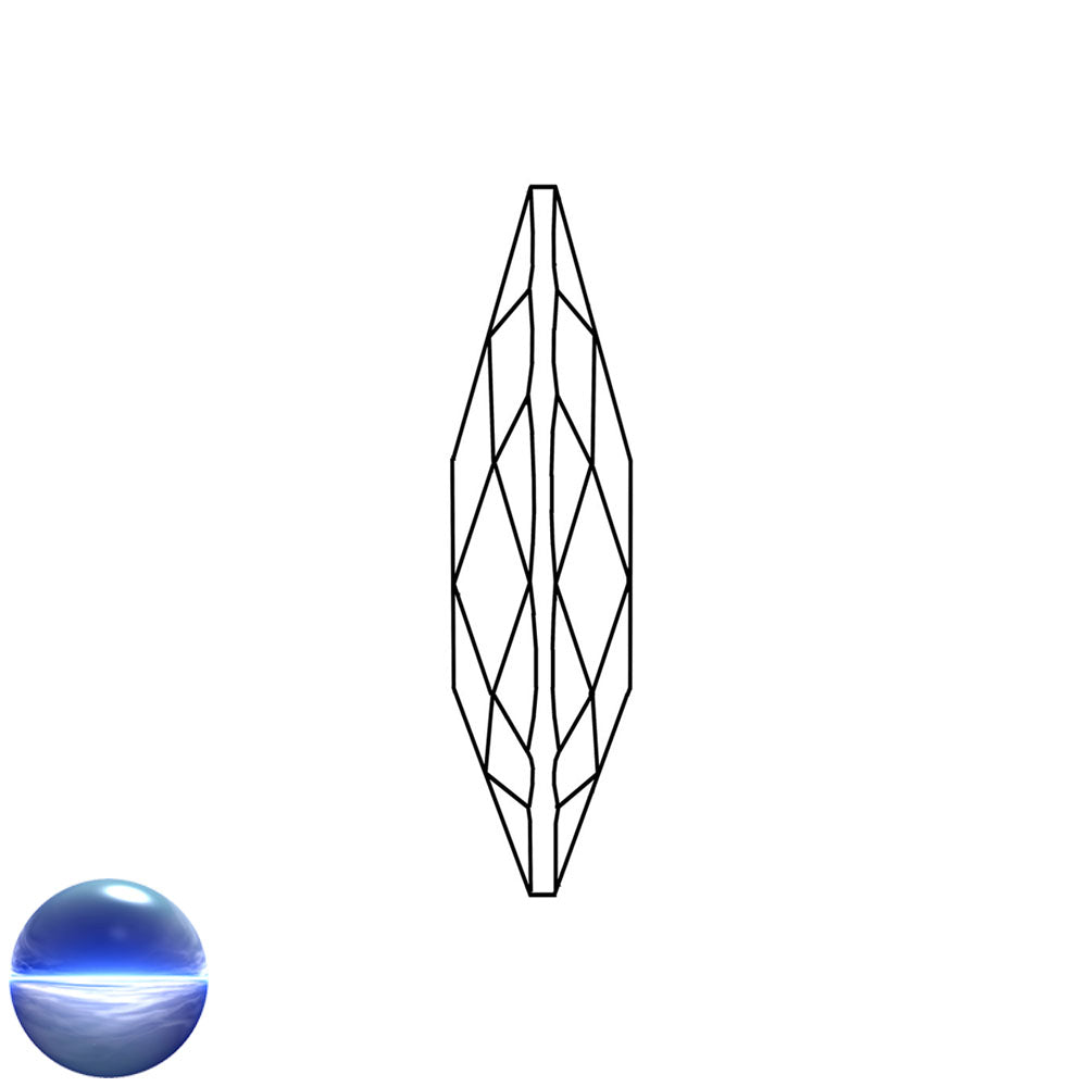 Glaskristall A - Salzburger Raute 50mm