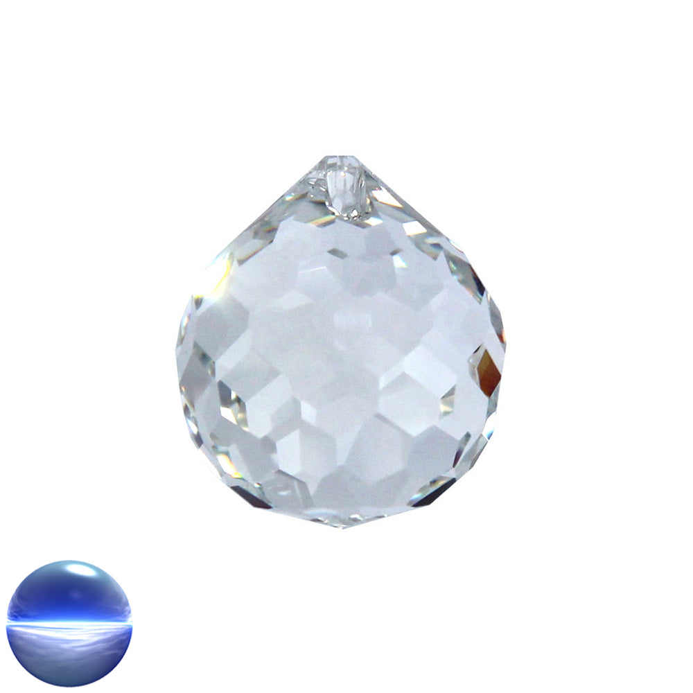 Glaskristall A - Kugel Wabe 40mm