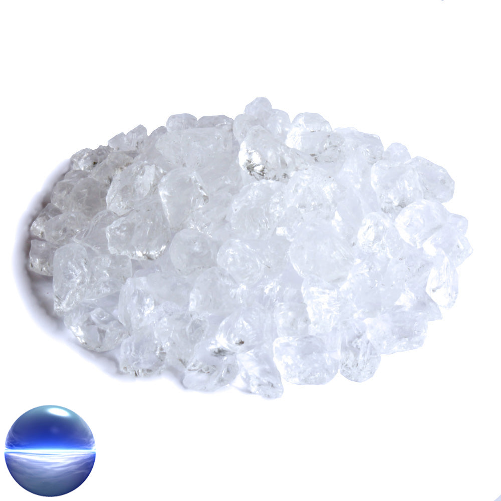 Glassteine 4 - 10 mm klar