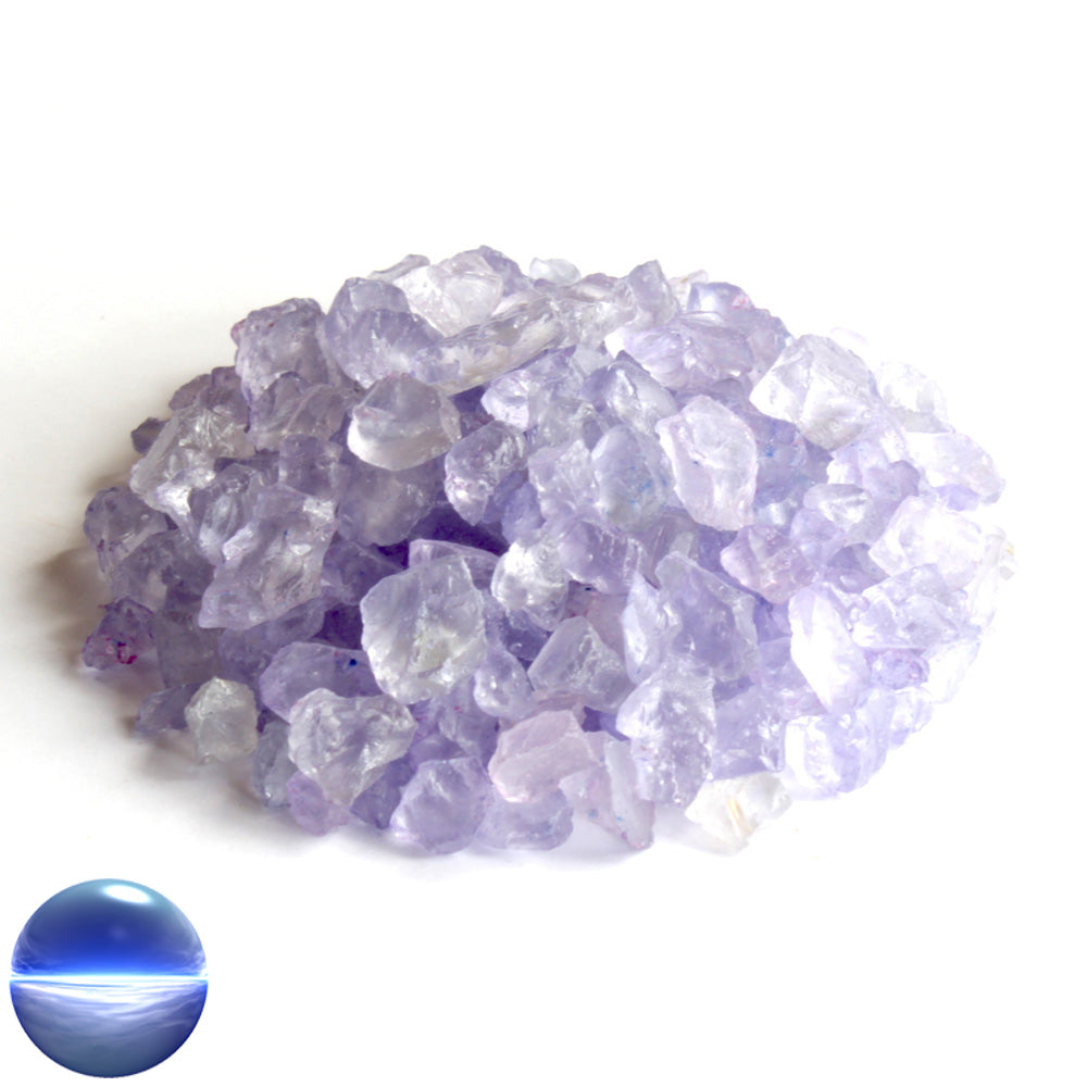 Glassteine 4 - 10 mm lila