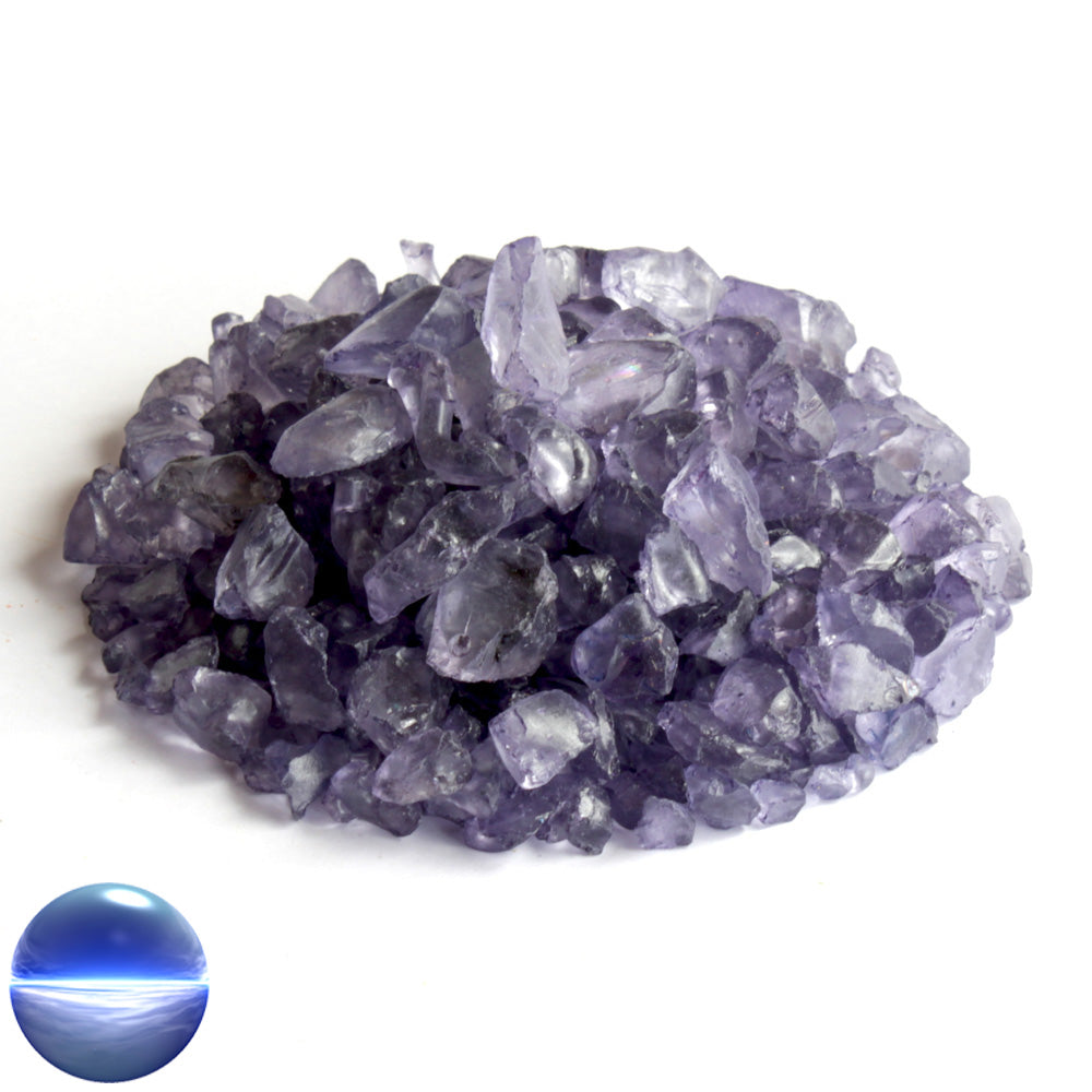 Glassteine 4 - 10 mm violett