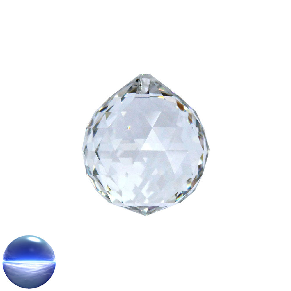 Glaskristall A - Kugel Dreieck 30mm - 240 Facetten