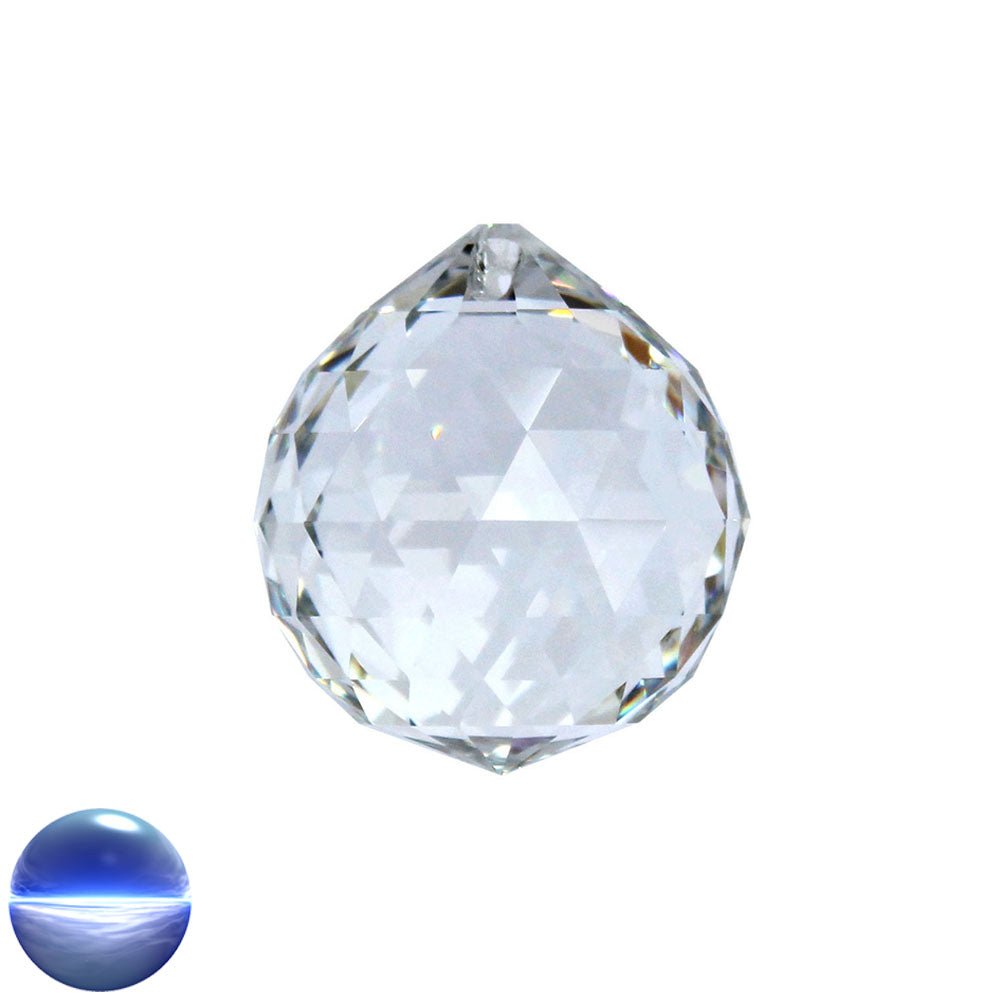 Glaskristall A - Kugel-Dreieck 40mm - 240 Facetten