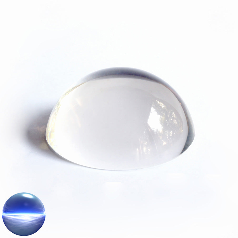 Halbkugel Glas klar 80mm