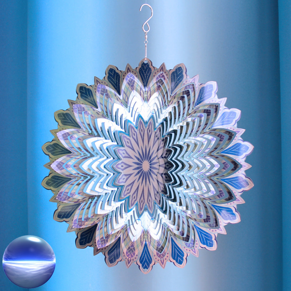 Windspiel Spirale - Bunte Blume