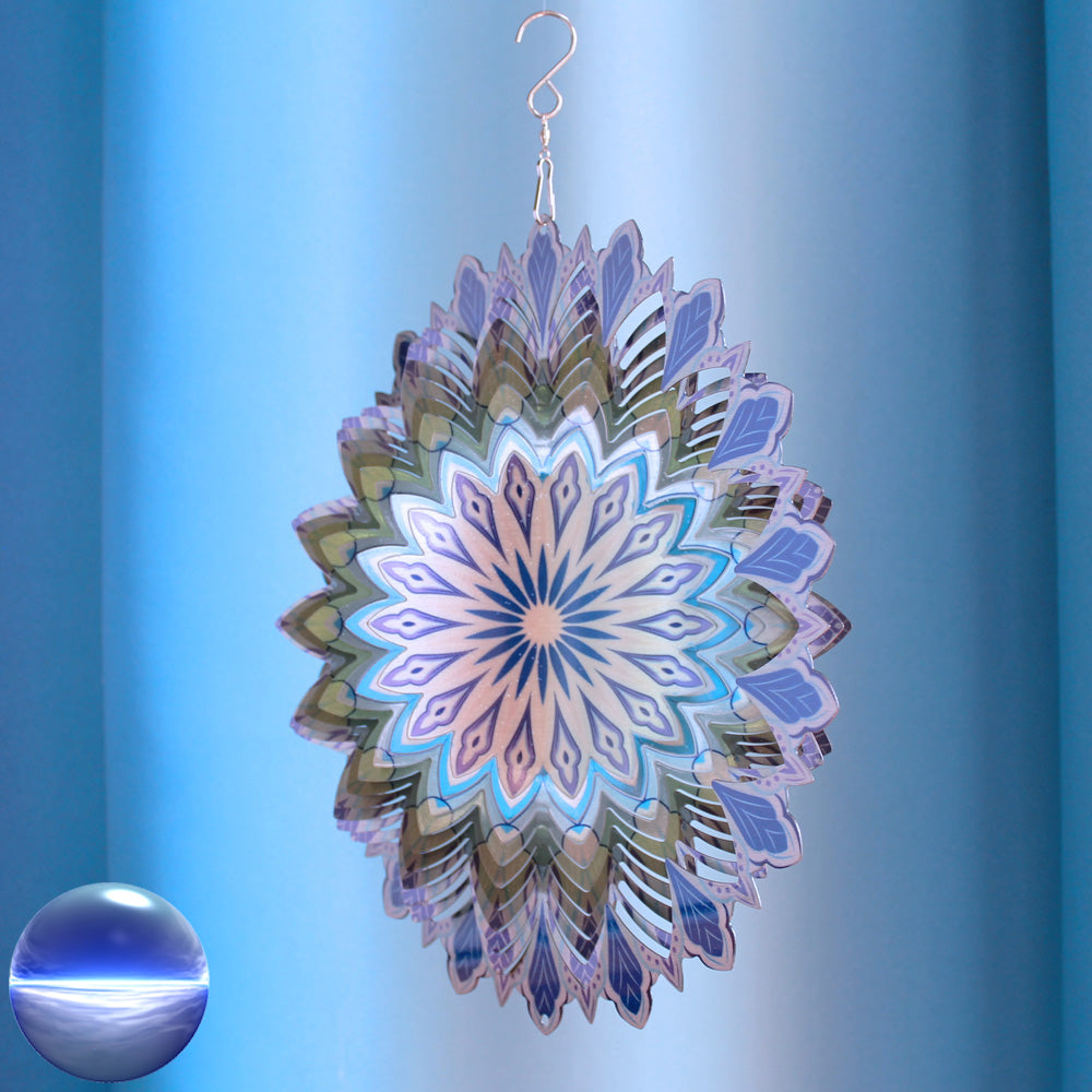 Windspiel Spirale - Bunte Blume