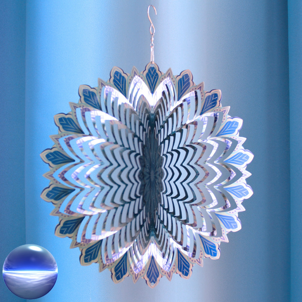 Windspiel Spirale - Bunte Blume