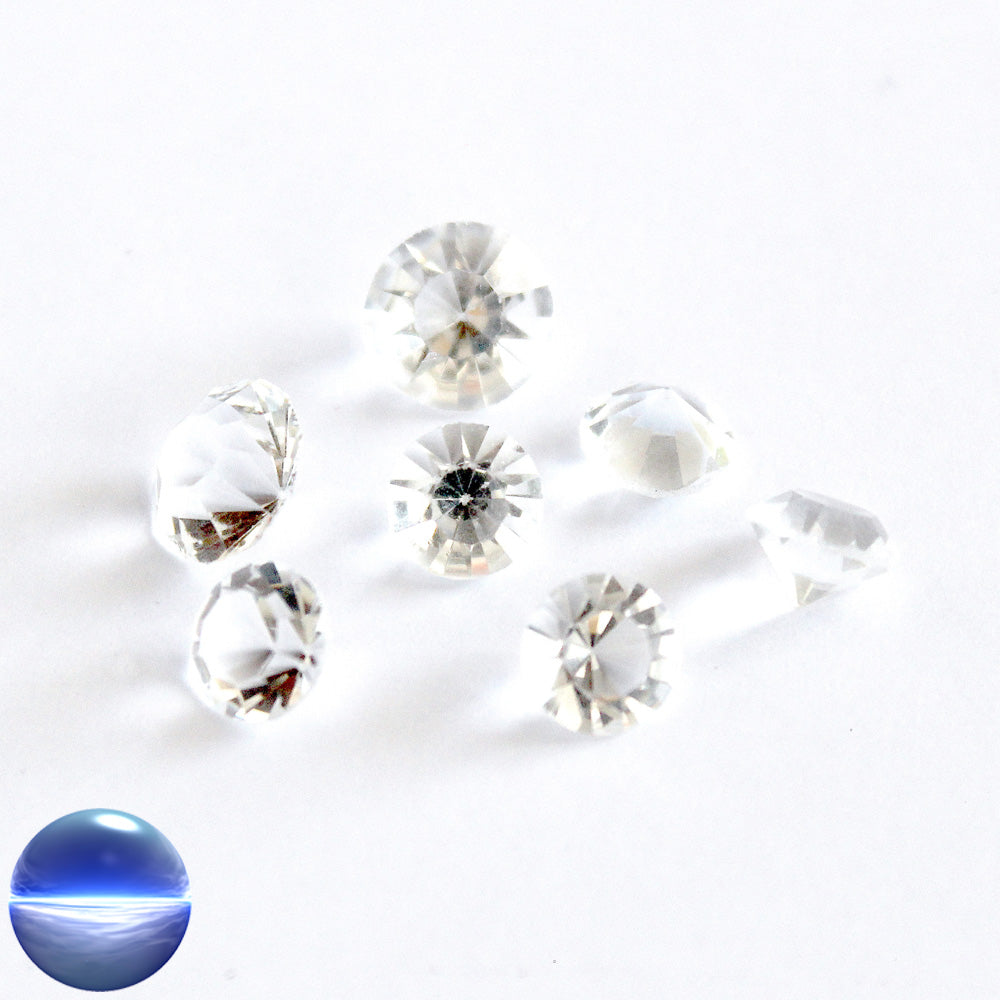 Glasdiamanten 8 und 10mm klar