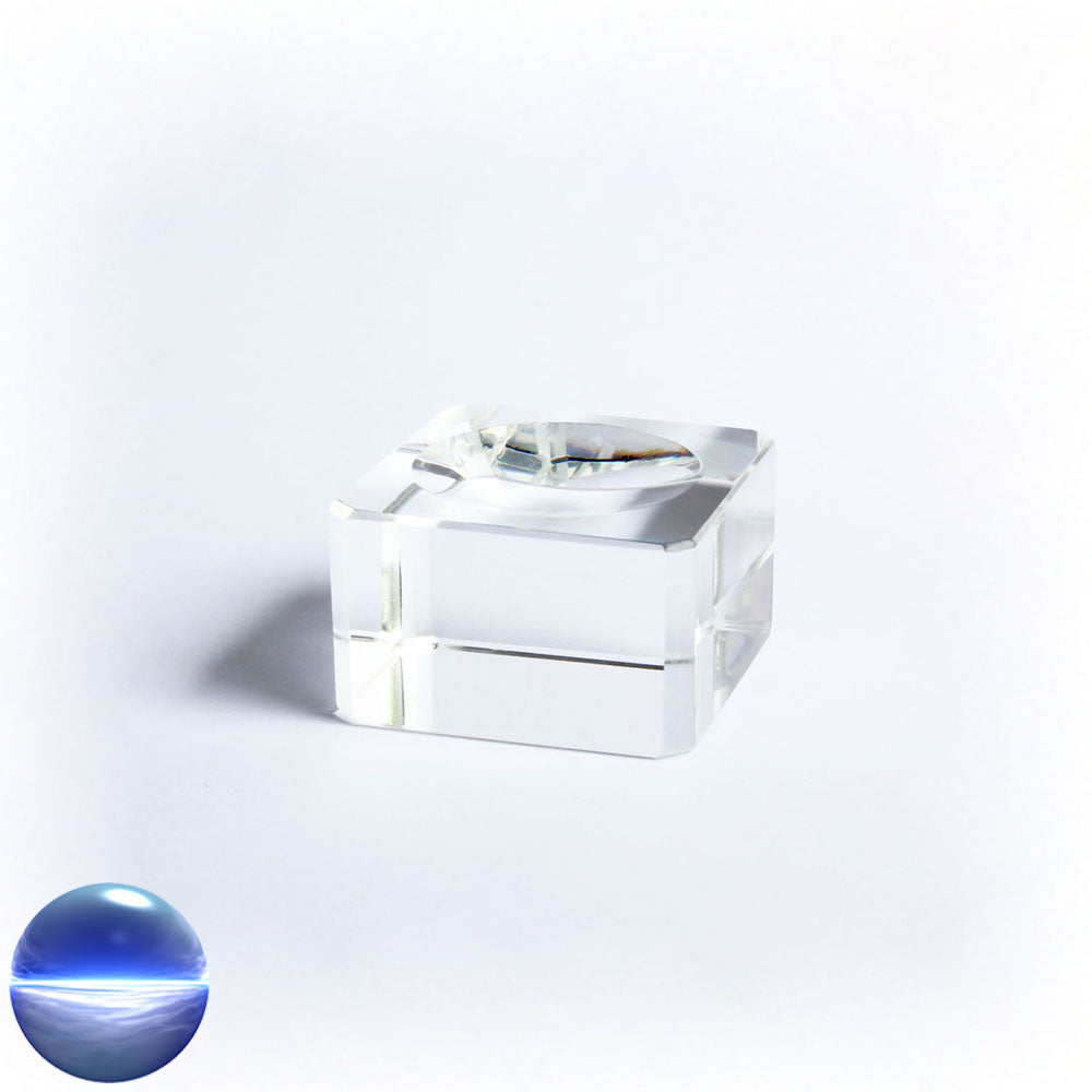 Kugelhalter - Glas gerade 35mm | geeignet für Glaskugeln 60 - 100 mm