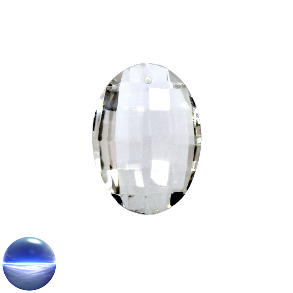 Glaskristall A - Oval 32mm