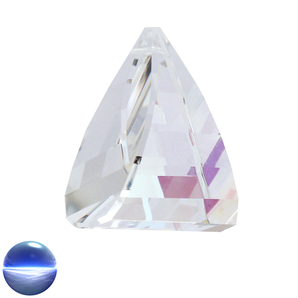 Glaskristall B - Dreieck irisierend 50mm