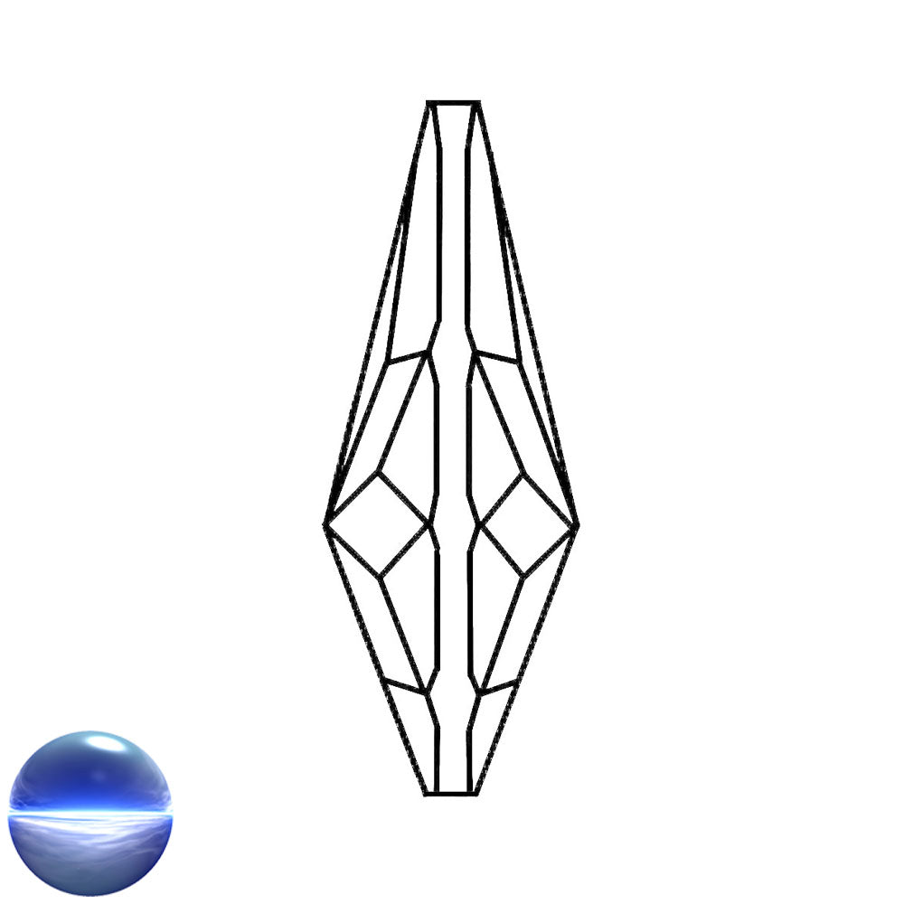 Glaskristall B - Mandel Sonne 63mm